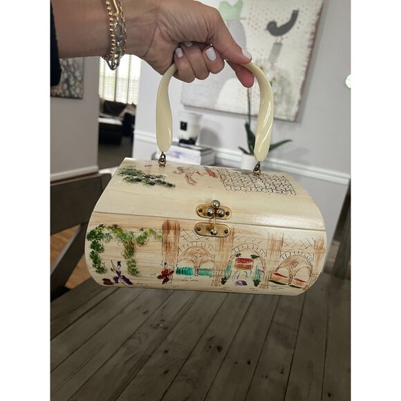 Annie Laurie Originals Palm Beach Vintage Handbag - Picture 12 of 13